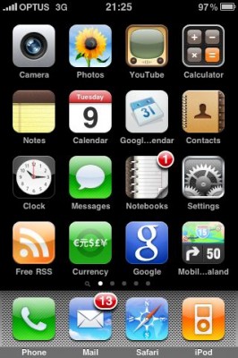 Image of iPhone Screen